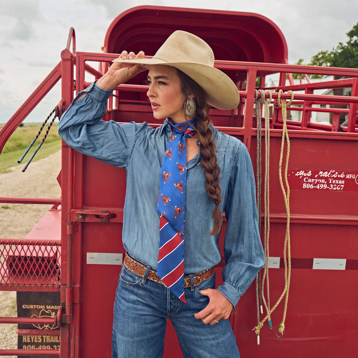 BOLI™ - Preppy Saddle - Red/Blue