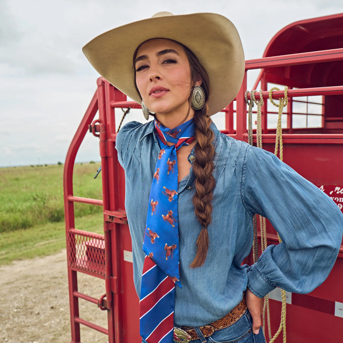 BOLI™ - Preppy Saddle - Red/Blue