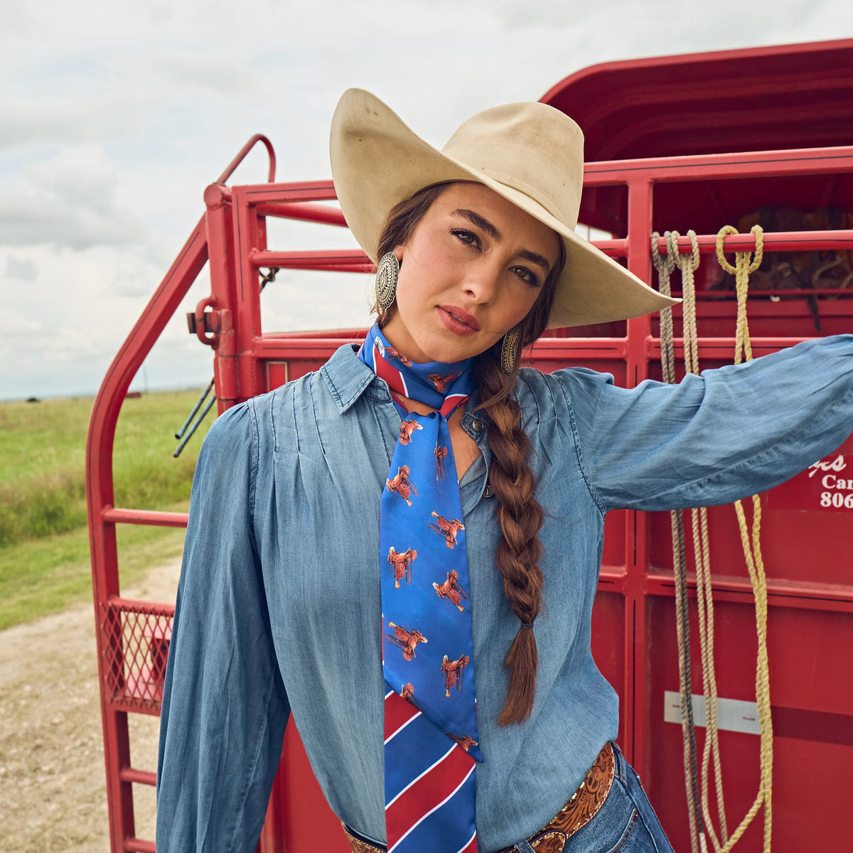 BOLI™ - Preppy Saddle - Red/Blue