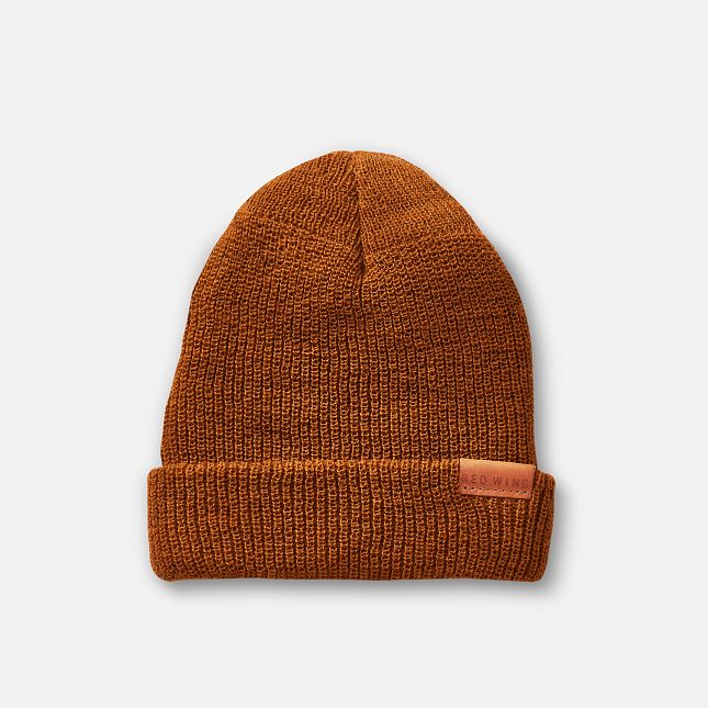 Red Wing Merino Wool Knit Beanie Hat