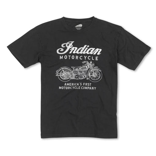 Indian Motorcycle RL Pigment T Shirt-Black