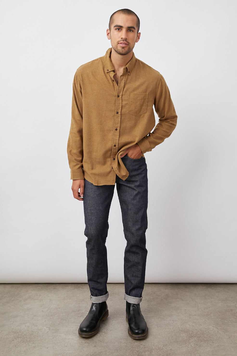 RUNSON SHIRT - GOLDEN ROD