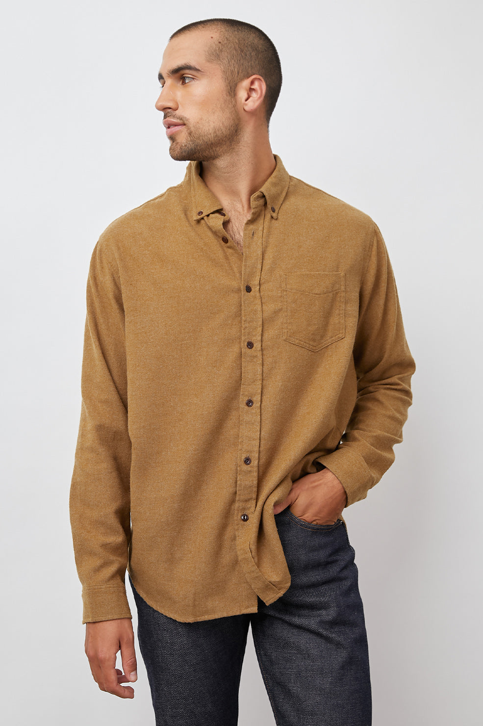 RUNSON SHIRT - GOLDEN ROD