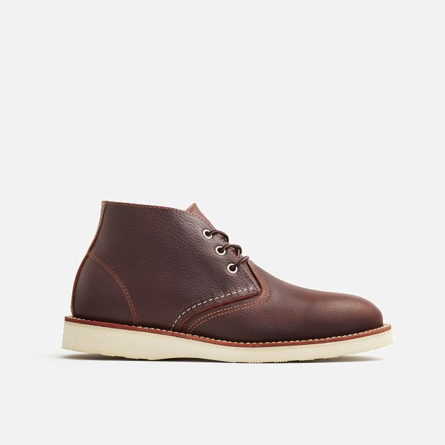 WORK CHUKKA - BRIAR OIL-SLICK LEATHER