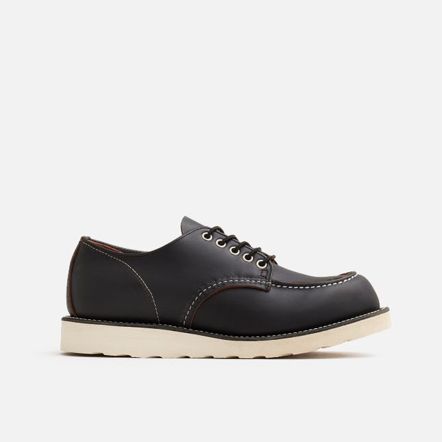 MEN'S OXFORD IN BLACK PRAIRIE LEATHER