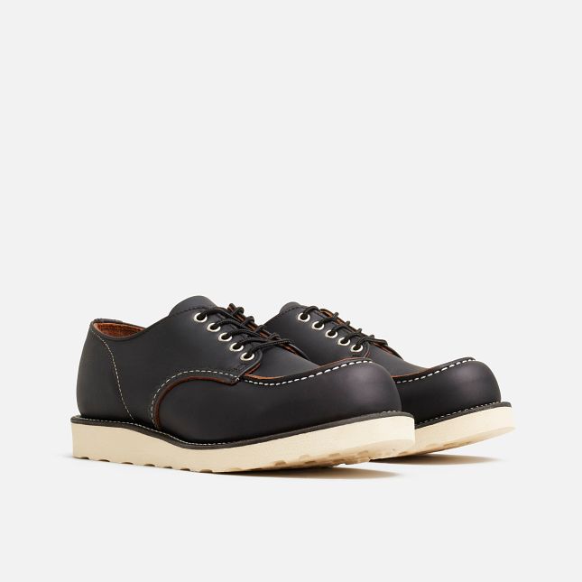 MEN'S OXFORD IN BLACK PRAIRIE LEATHER