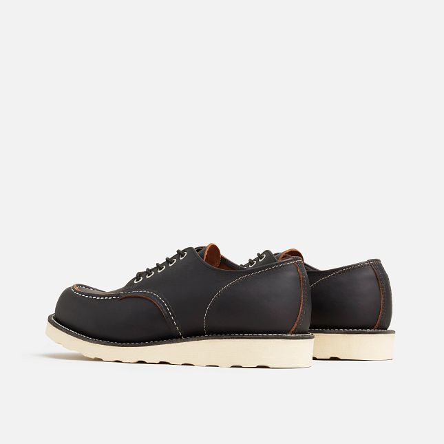 MEN'S OXFORD IN BLACK PRAIRIE LEATHER