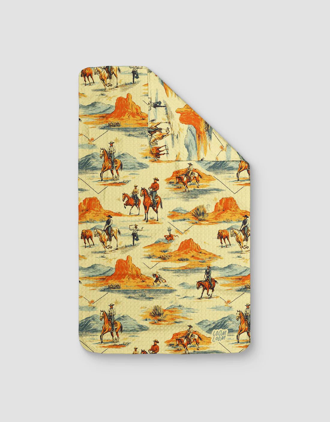 Double-Sided Tea Towel - Red Rock Cowboys