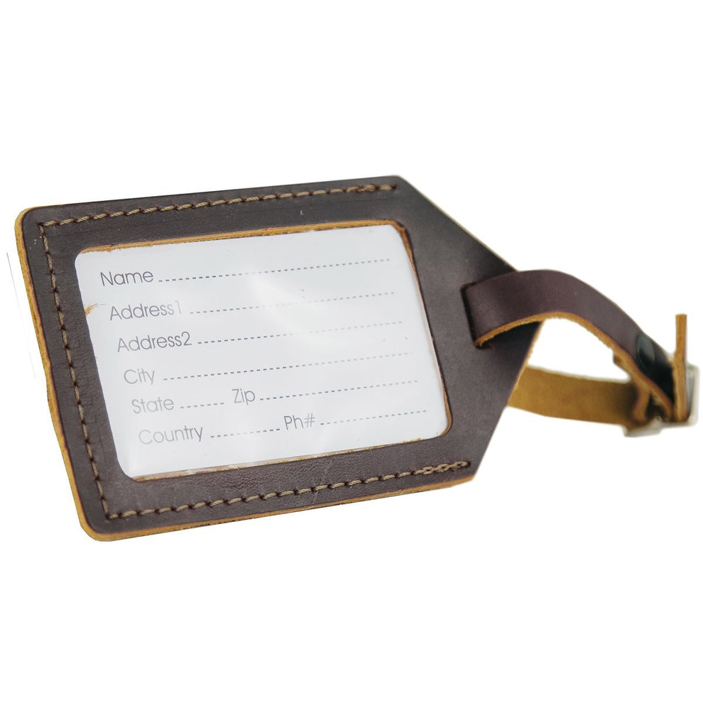 Leather Luggage Tag