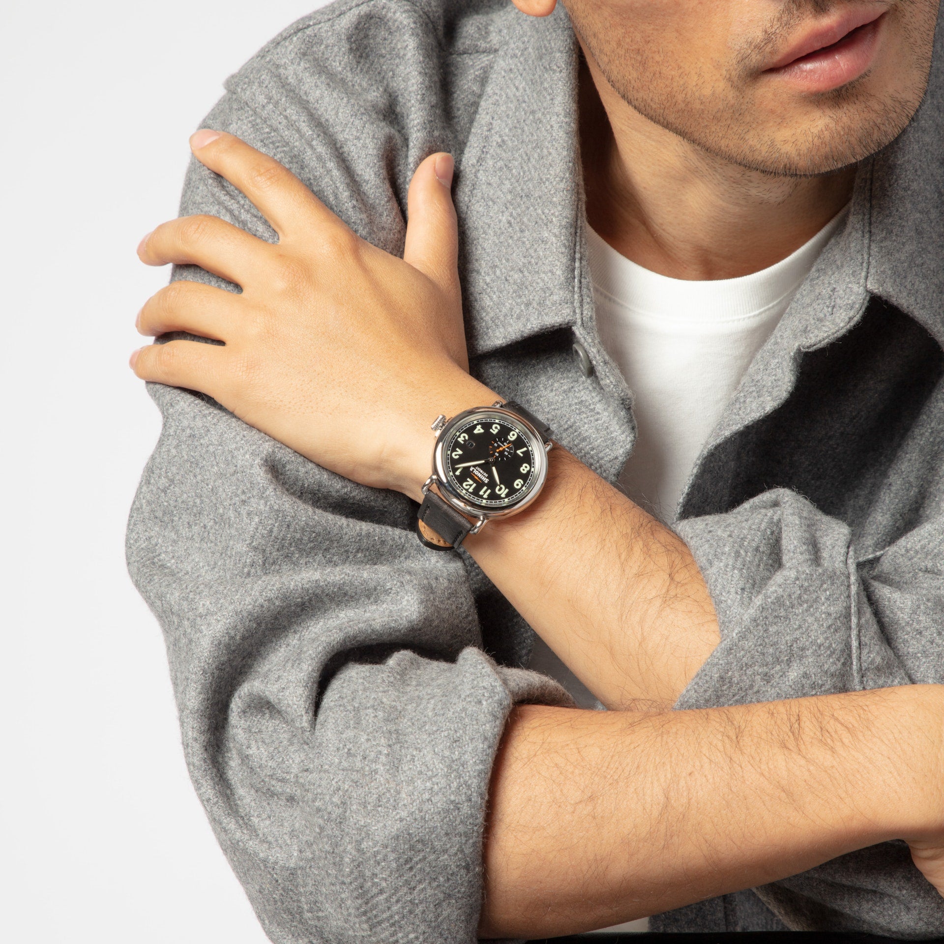 THE RUNWELL AUTOMATIC 45MM - BLACK