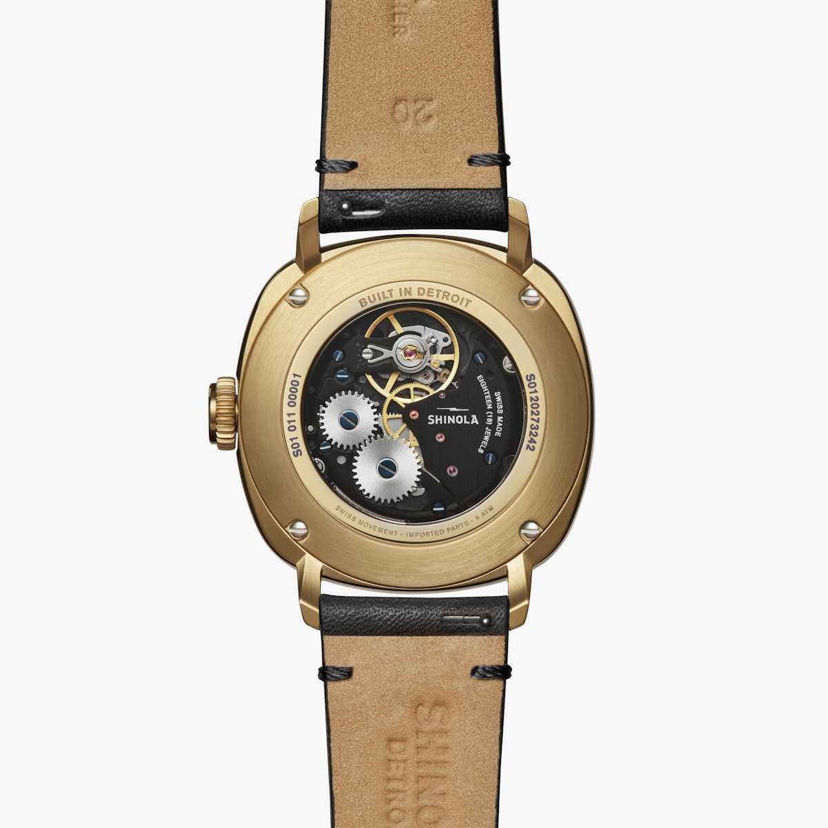 THE MECHANIC 39MM - Black and Gold