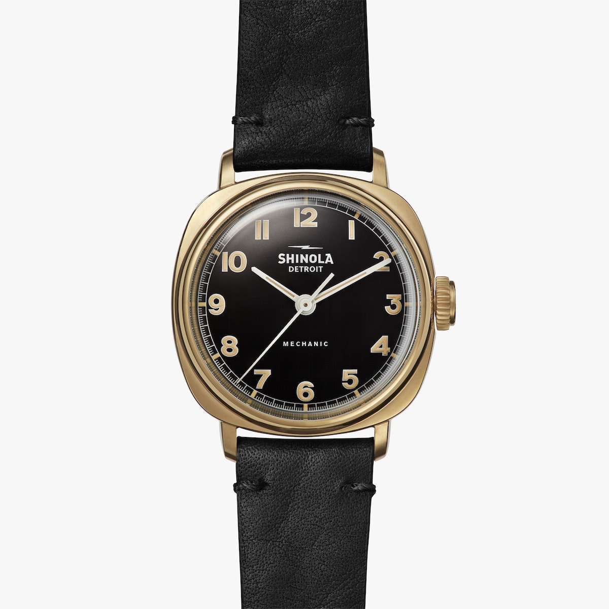 THE MECHANIC 39MM - Black and Gold