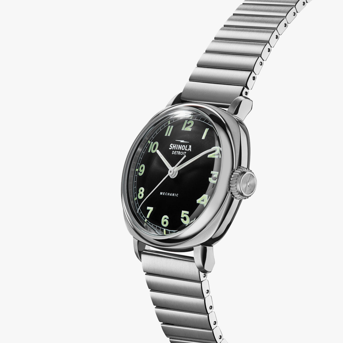 THE MECHANIC 39MM - Silver Bracelet