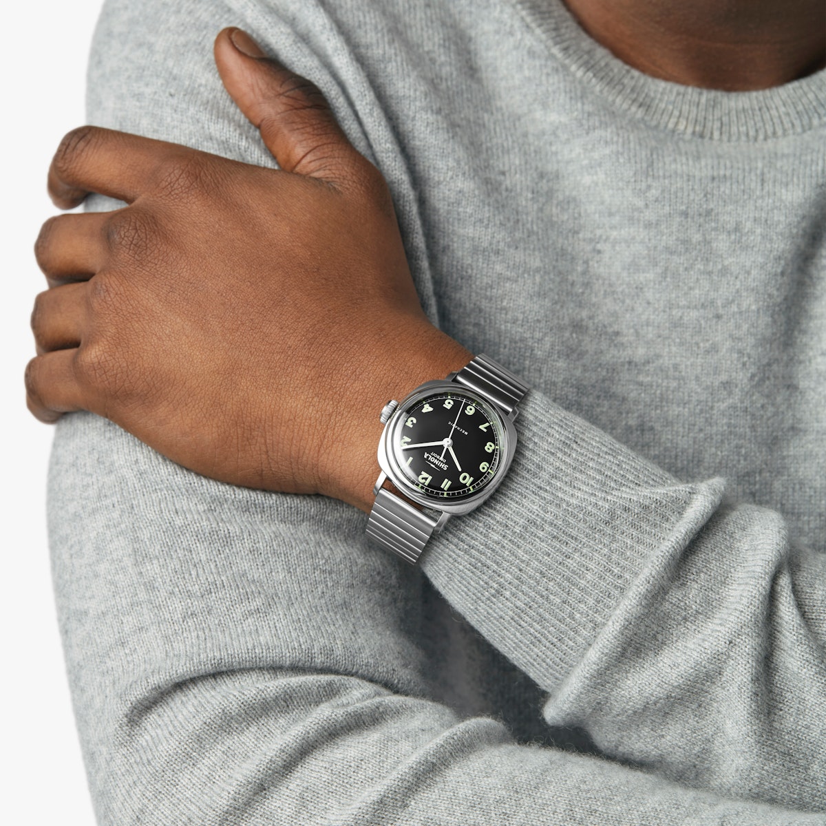 THE MECHANIC 39MM - Silver Bracelet