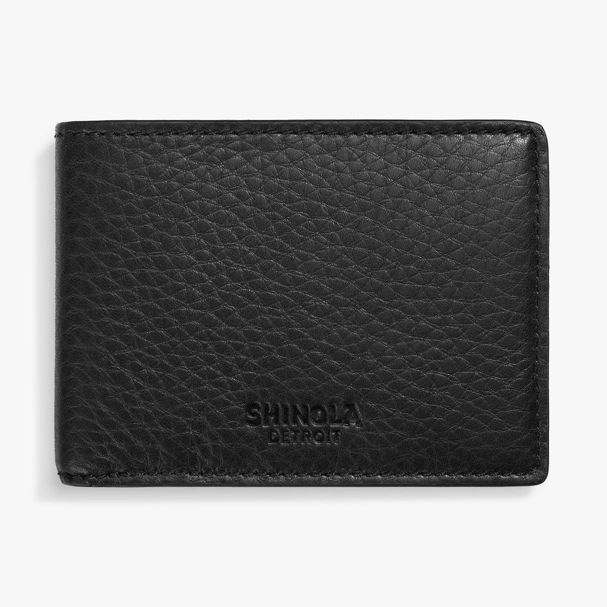 SLIM BIFOLD WALLET - NATURAL GRAIN LEATHER