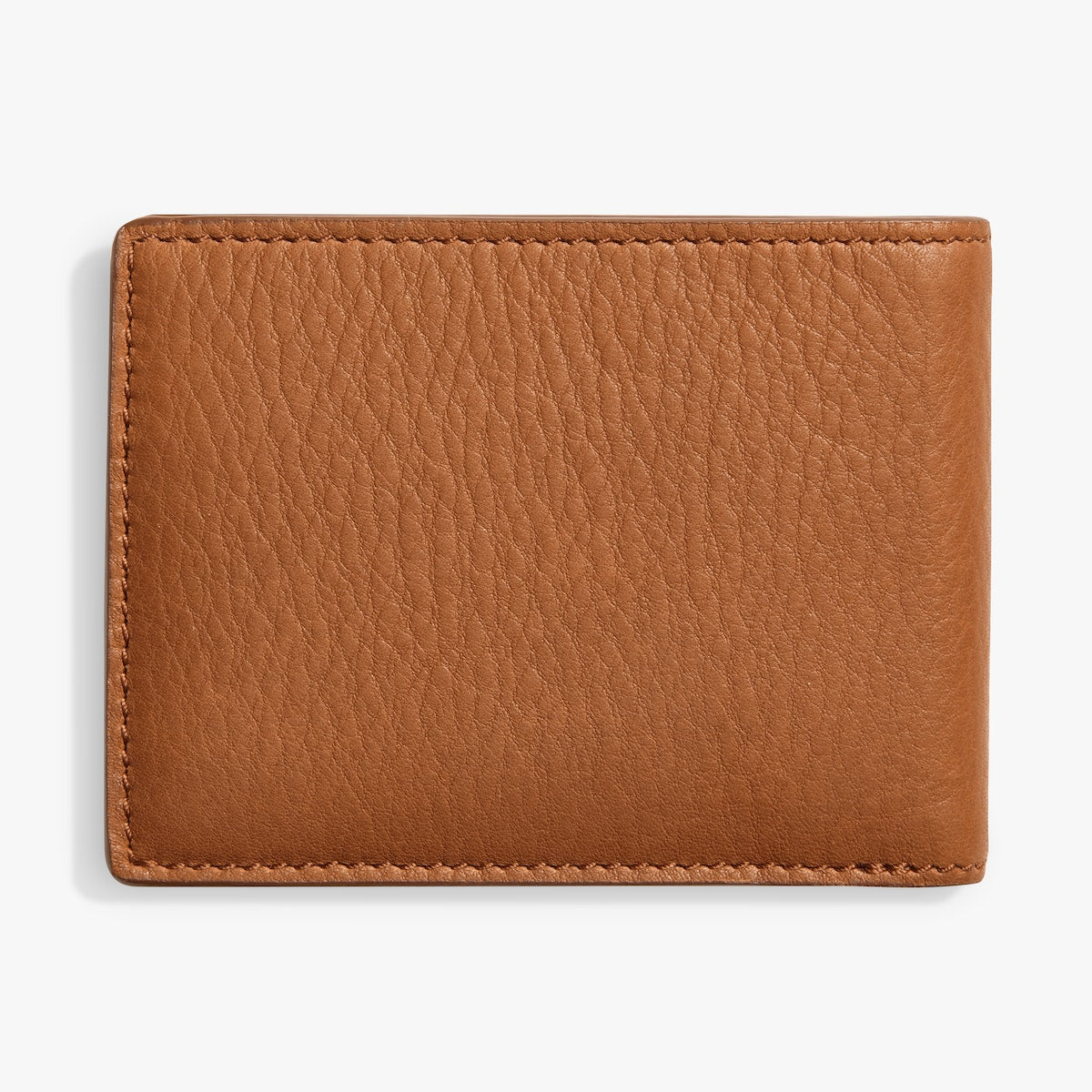 SLIM BIFOLD WALLET - NATURAL GRAIN LEATHER