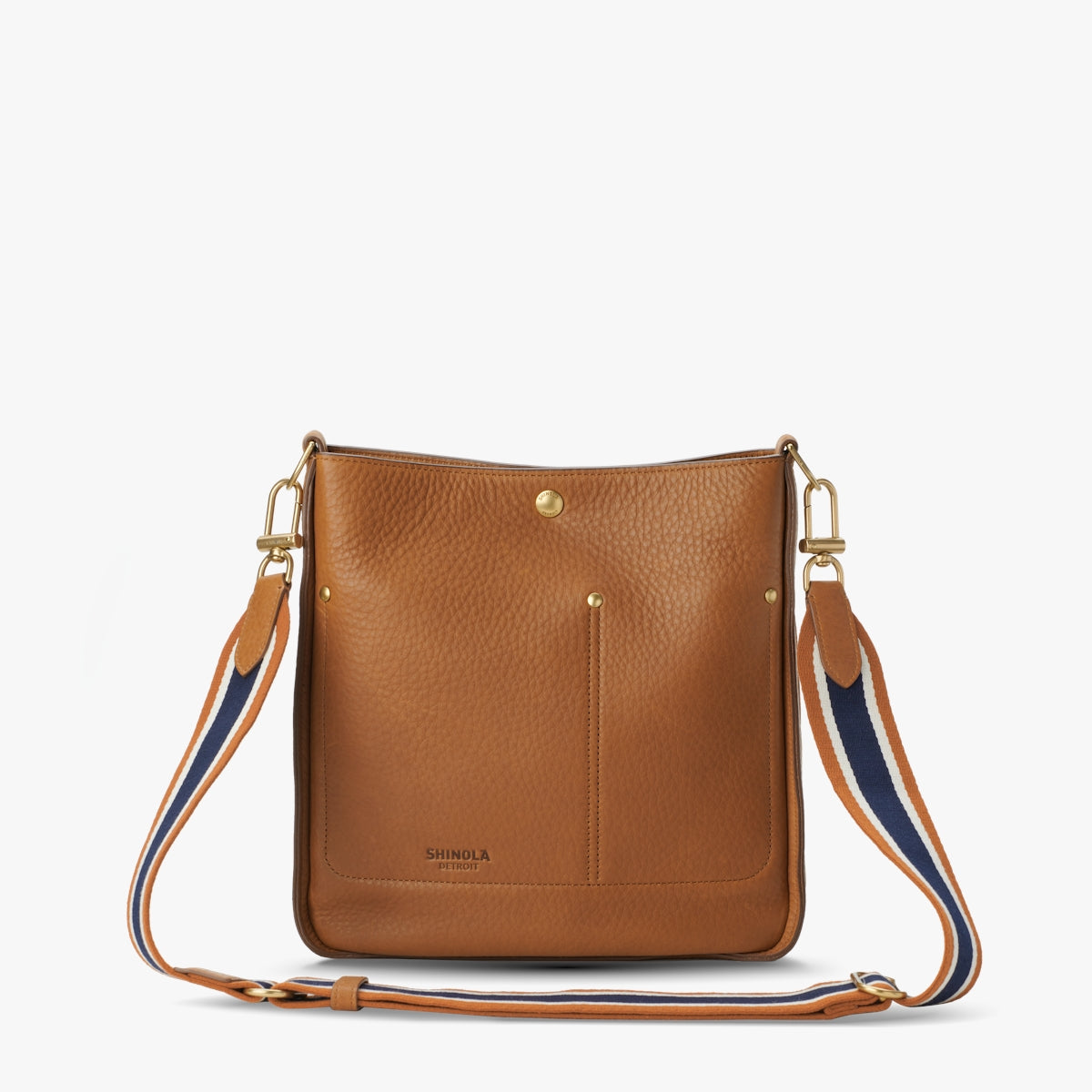 The Pocket Crossbody - Natural Leather