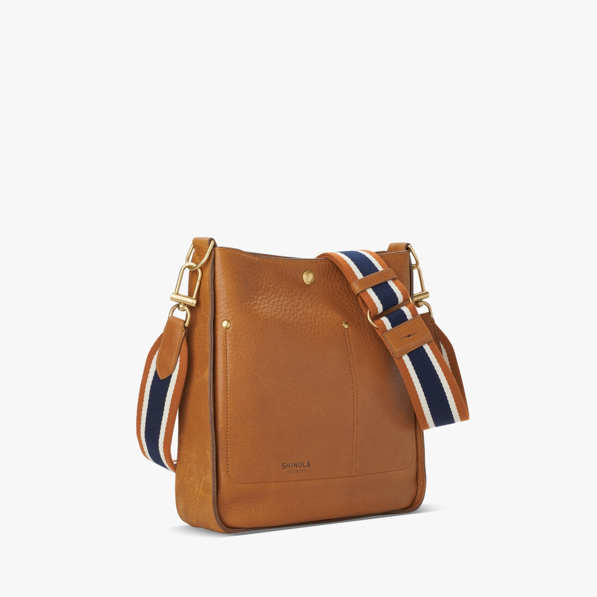 The Pocket Crossbody - Natural Leather