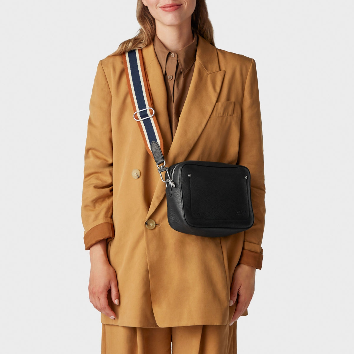 Shinola Camera Bag - Natural Leather - Black