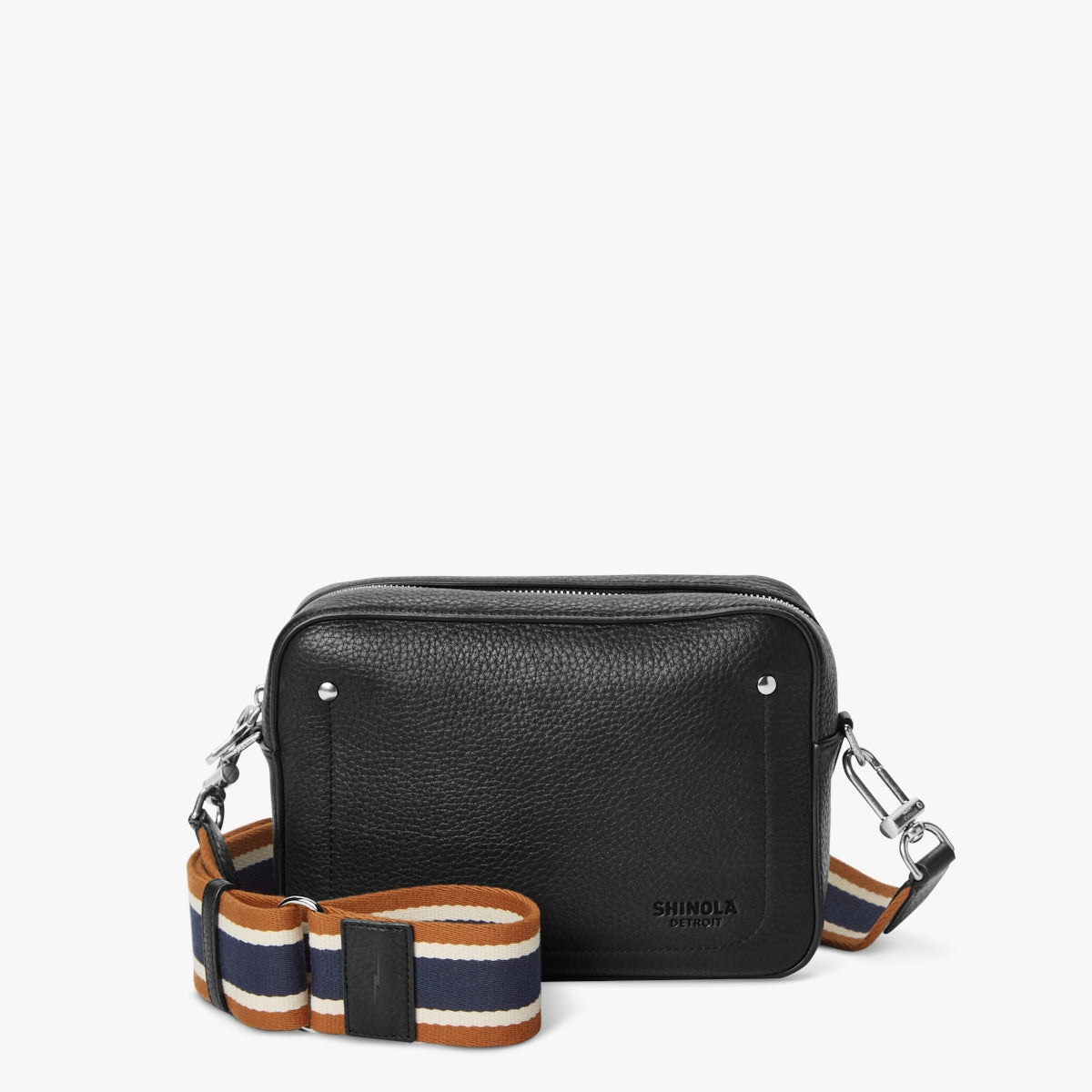 Shinola Camera Bag - Natural Leather - Black