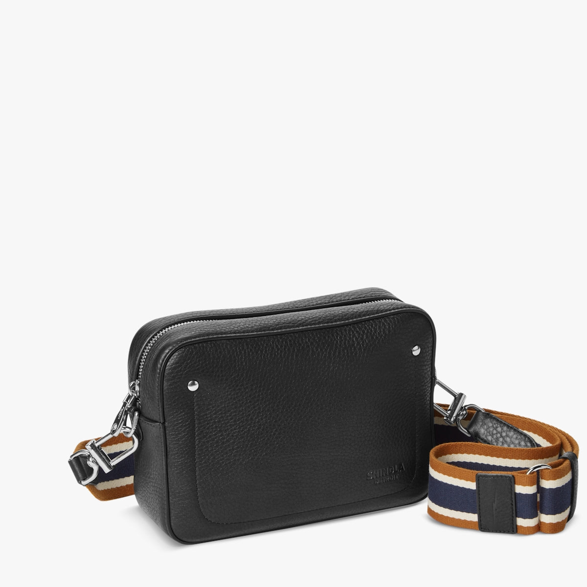 Shinola Camera Bag - Natural Leather - Black