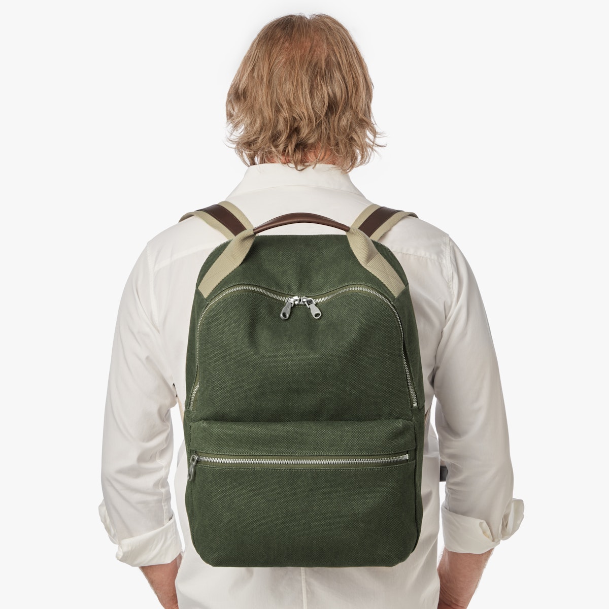Canvas Runwell Backpack - Olive