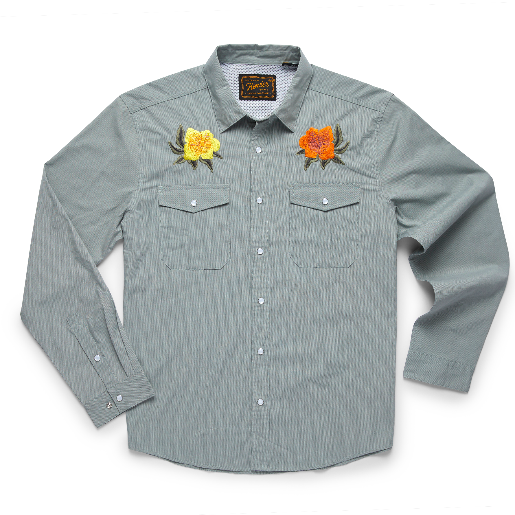 Gaucho Snapshirt - Hibiscus 23