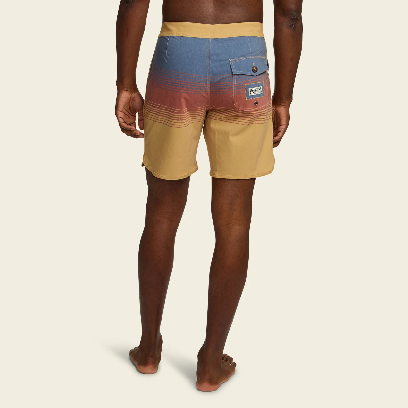 Bruja Boardshorts 18.5" - Meridians : Old Gold