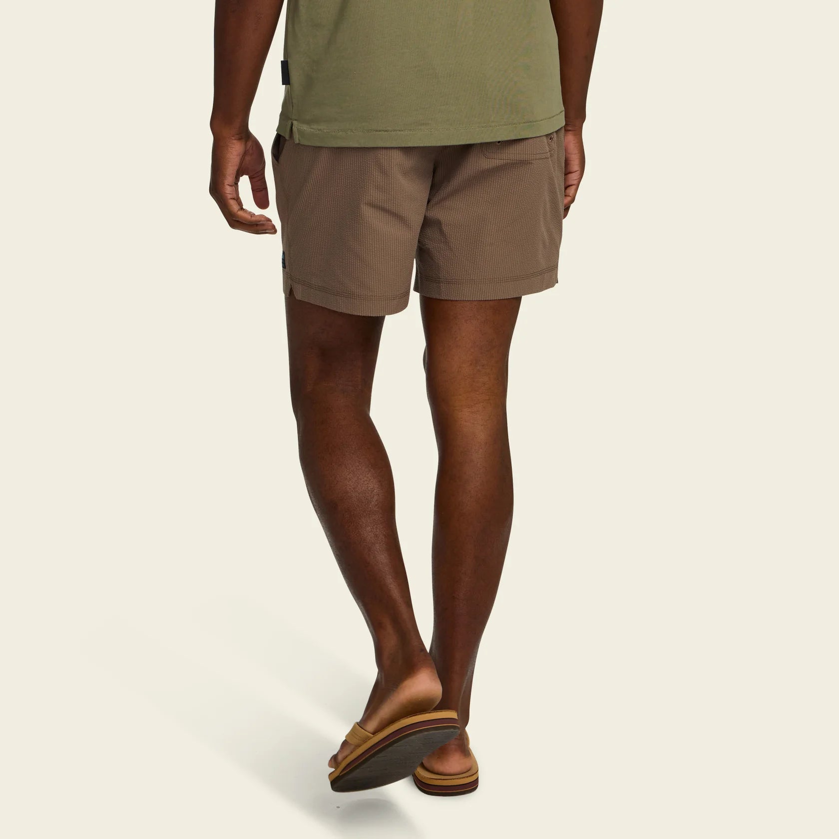 Salado Shorts - Seersucker : Morel