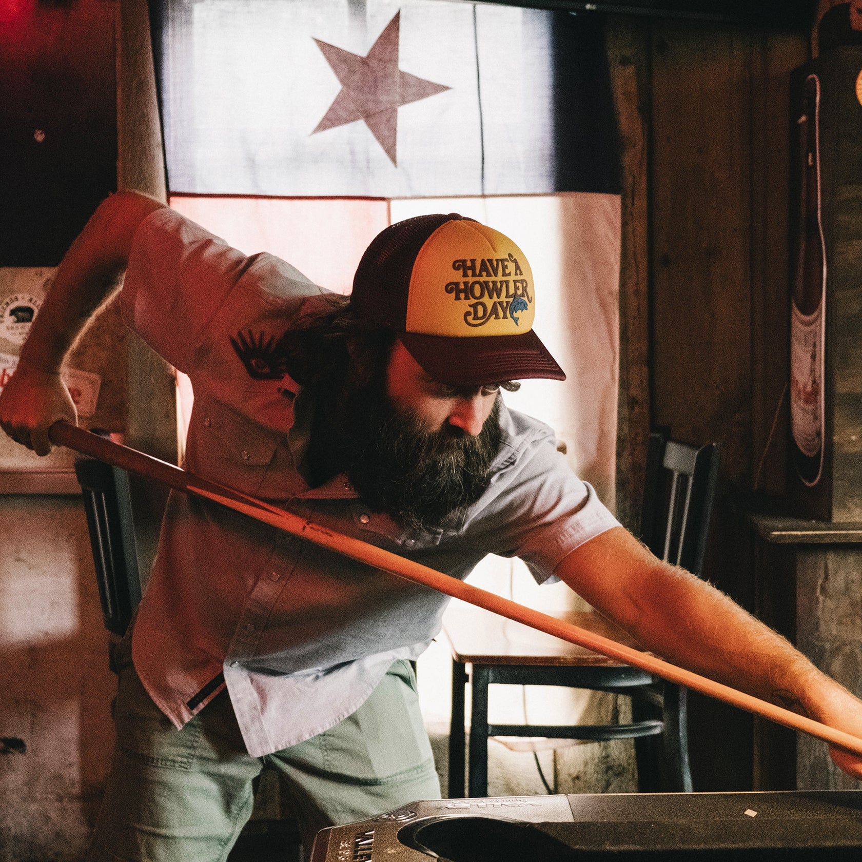 Have a Howler Day Foam Dome - Gold / Maroon