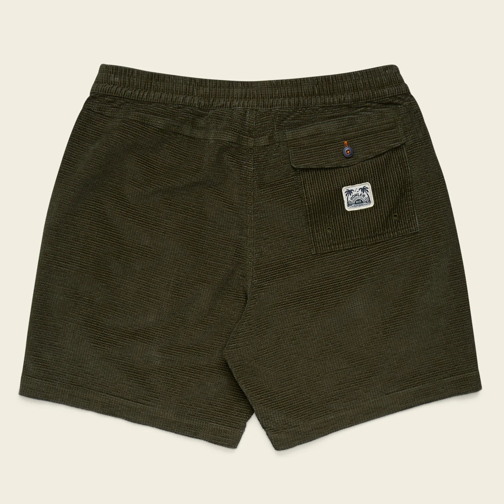 Pressure Drop Cord Shorts - Grid : Dark Olive