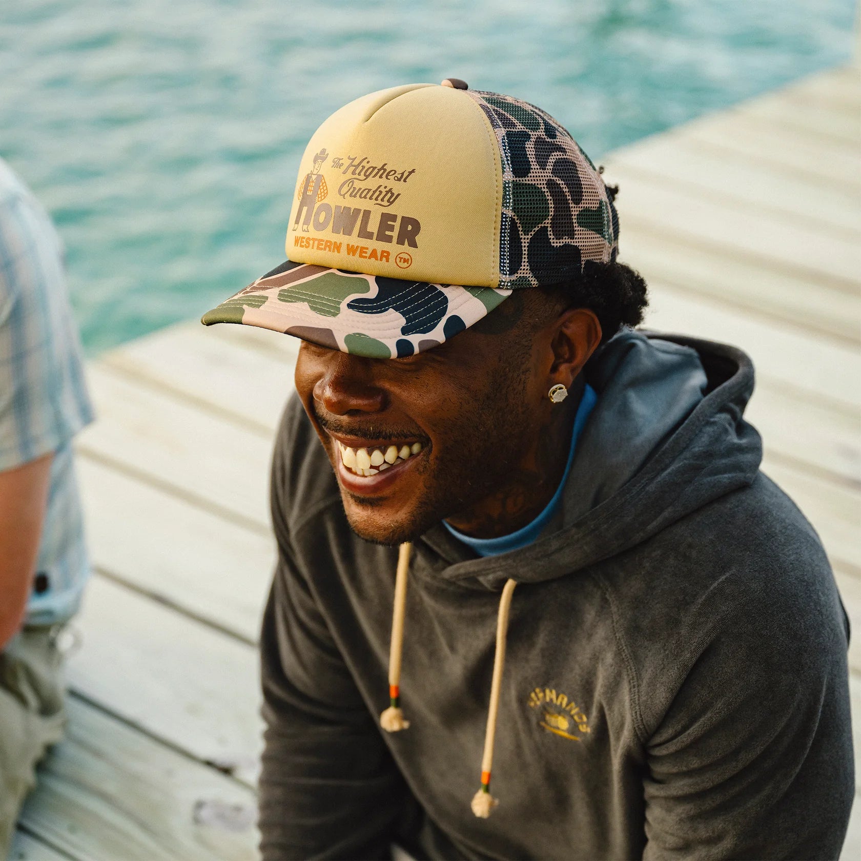 Howler Western Wear Foam Dome - Khaki / Camo