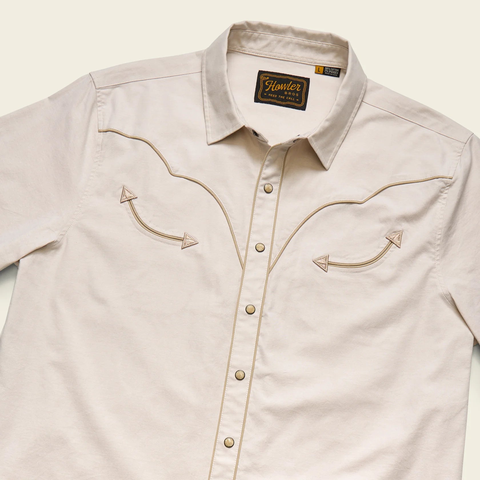 Broncbuster Snapshirt - Sand