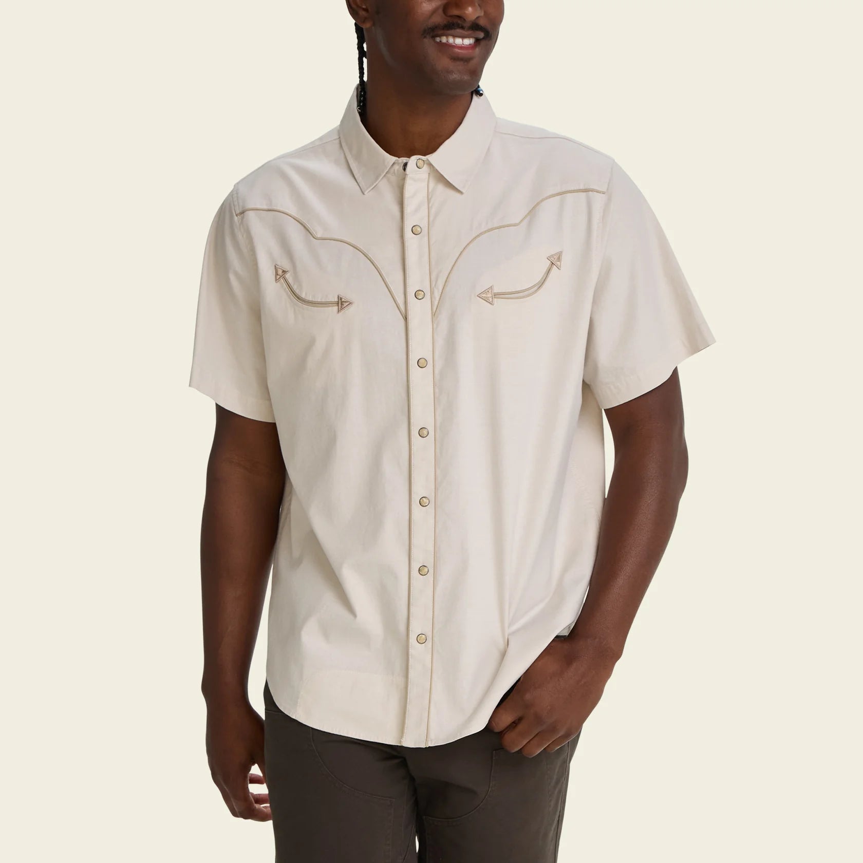 Broncbuster Snapshirt - Sand