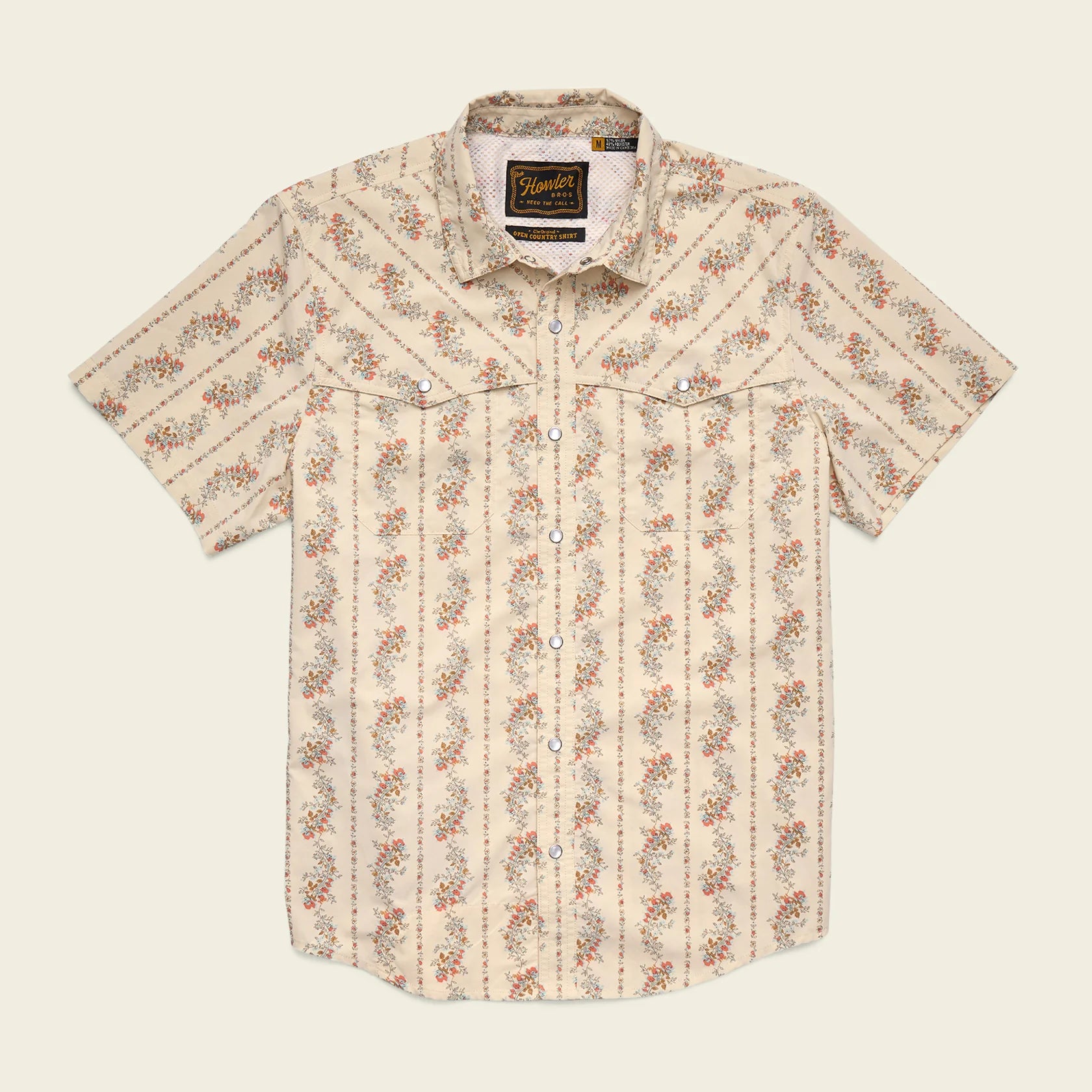 Open Country Tech Shirt - Grampa's Curtains : Natural