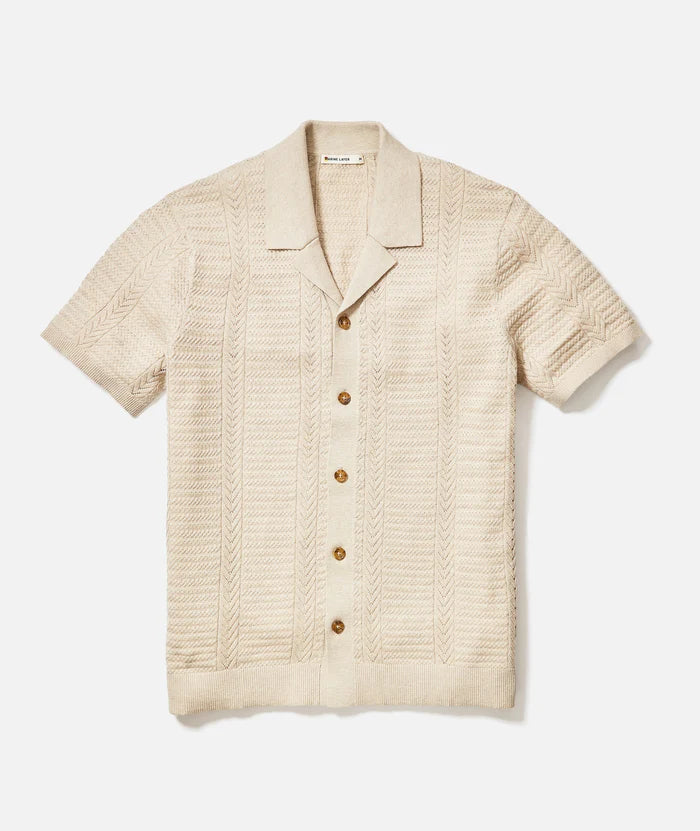 Jaden Sweater Resort Shirt - Driftwood
