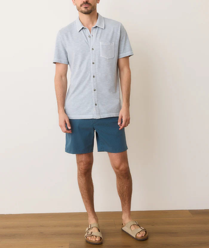 Vintage Heavy Slub Button Down - Light Grey