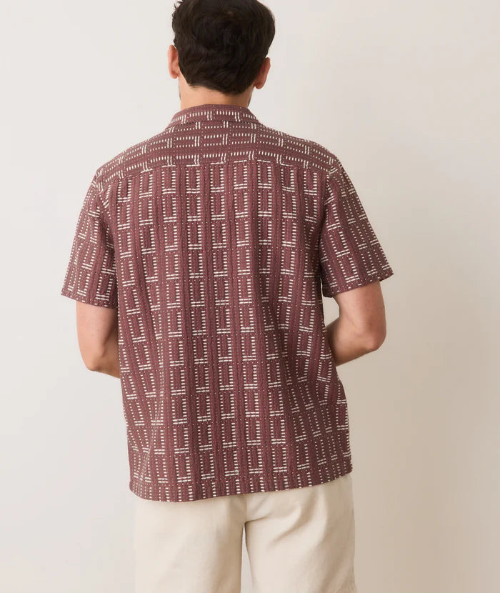 Dobby Resort Shirt - Withered Rose