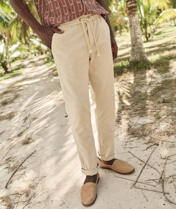 Saturday Stretch Beach Pant - Fog