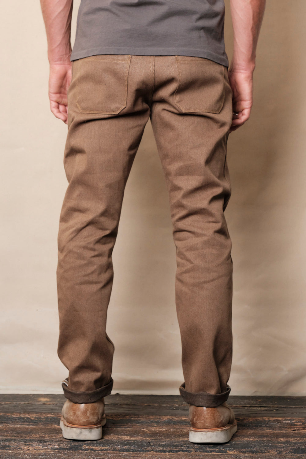 RIOS 15 OUNCE BROWN DENIM