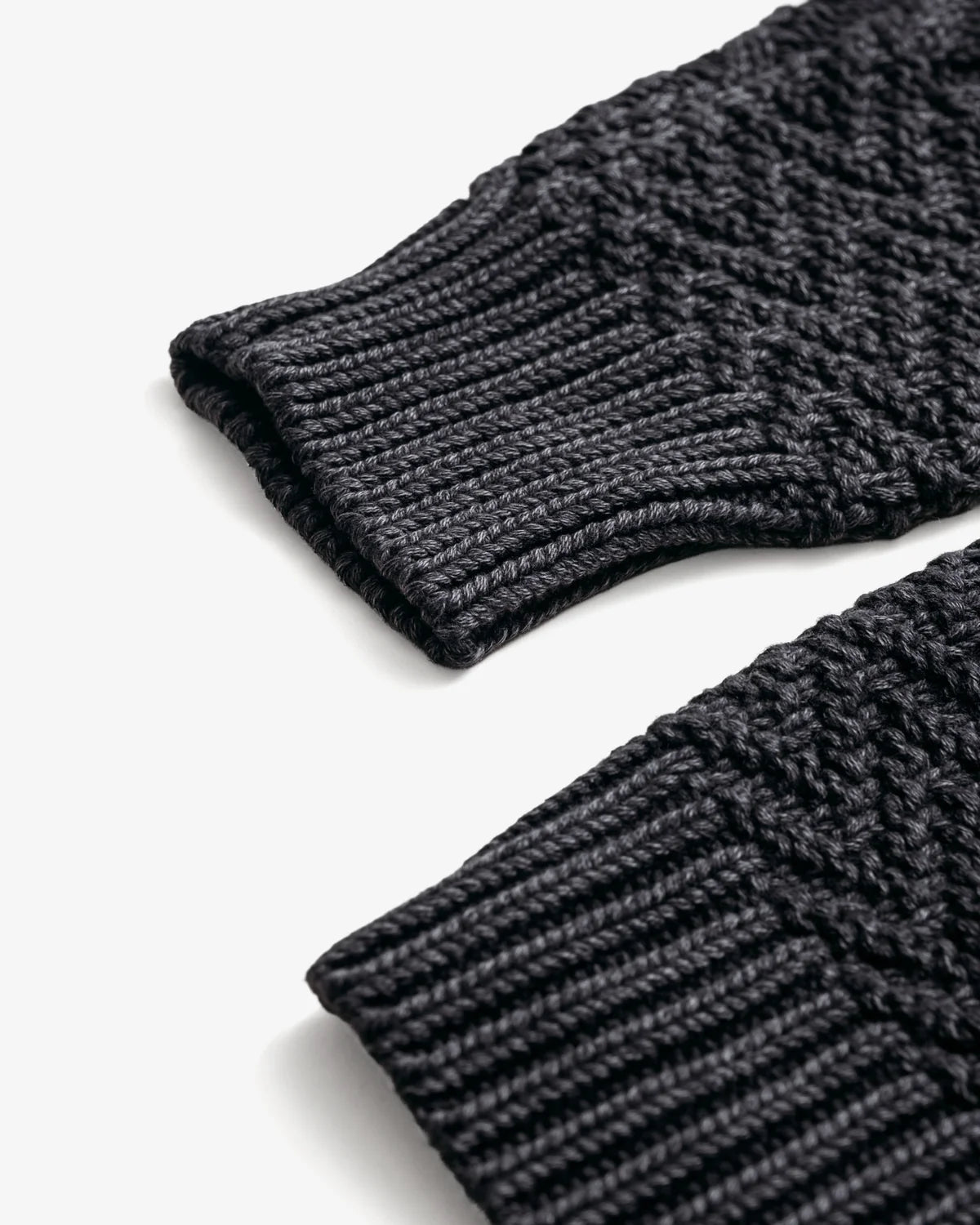 Stonewashed Patchwork Cotton Sweater