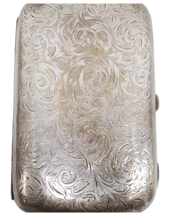 Antique Joseph Gloster Sterling Silver Cigarette Case