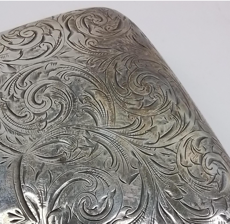 Antique Joseph Gloster Sterling Silver Cigarette Case