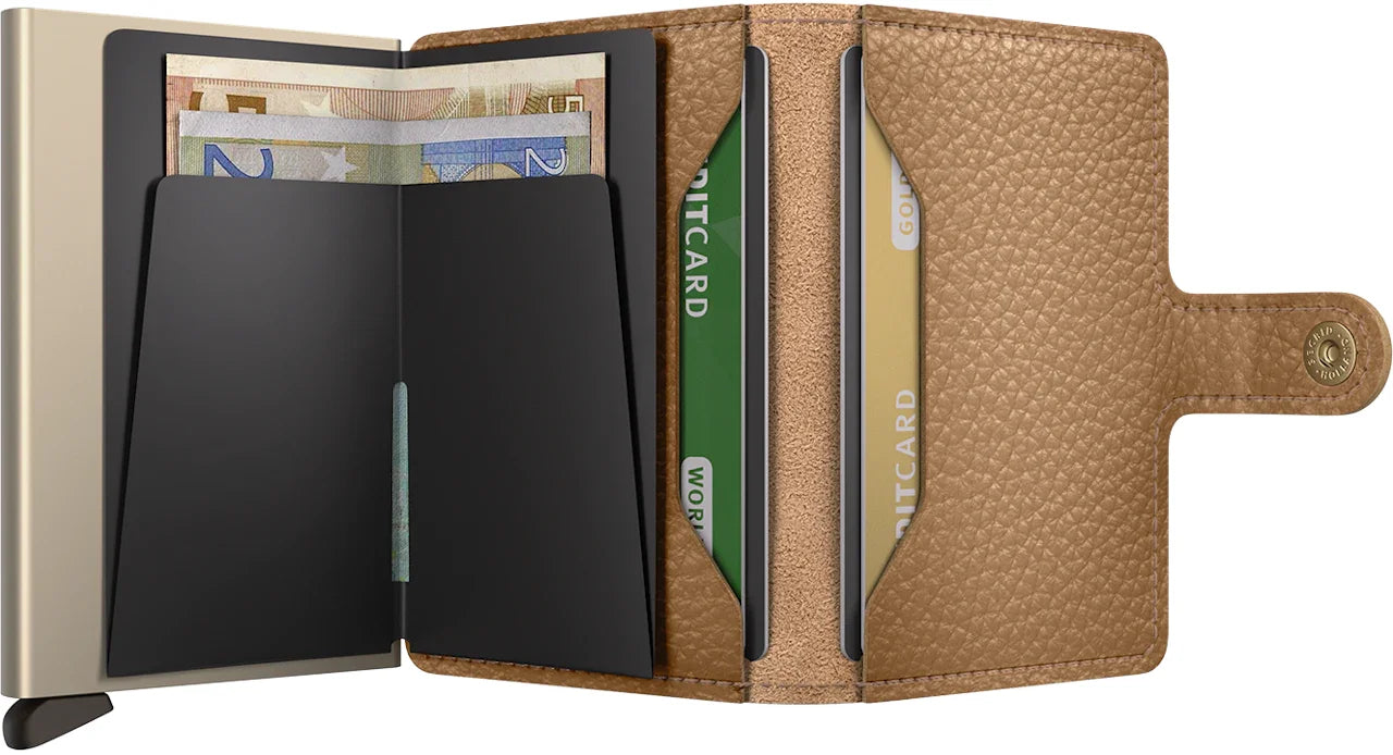 Miniwallet- Pebble Cappuccino