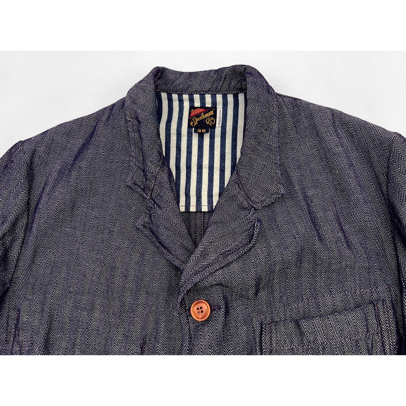 CONTINENTAL SPORTCOAT - INDIGO HBT