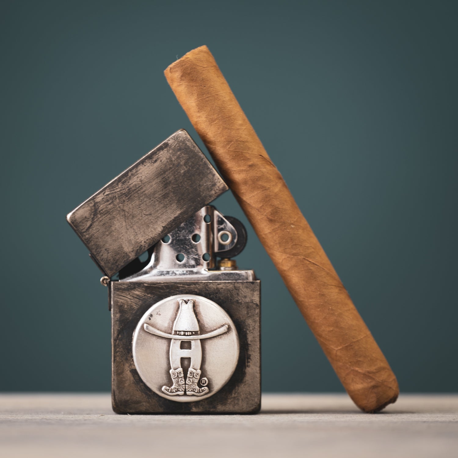 Limited Edition Houston Rodeo Concho Zippo Lighter