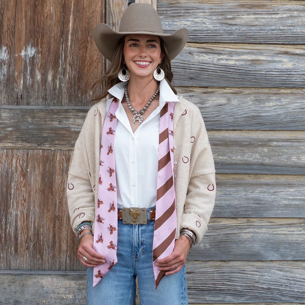 BOLI™ - Preppy Saddle - Pink/Brown
