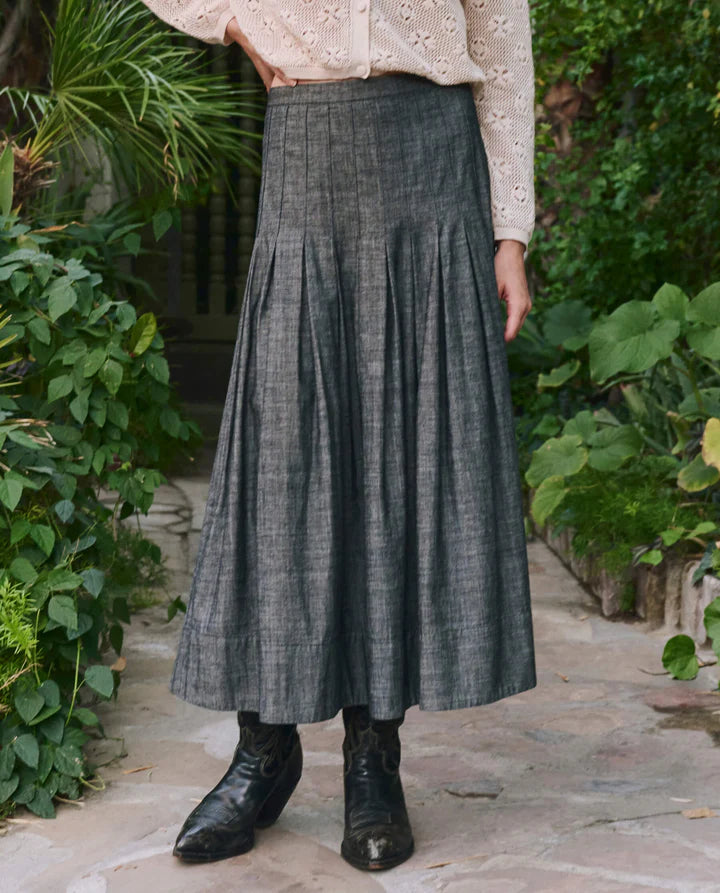 The Rhythm Skirt. - Smoke Wash