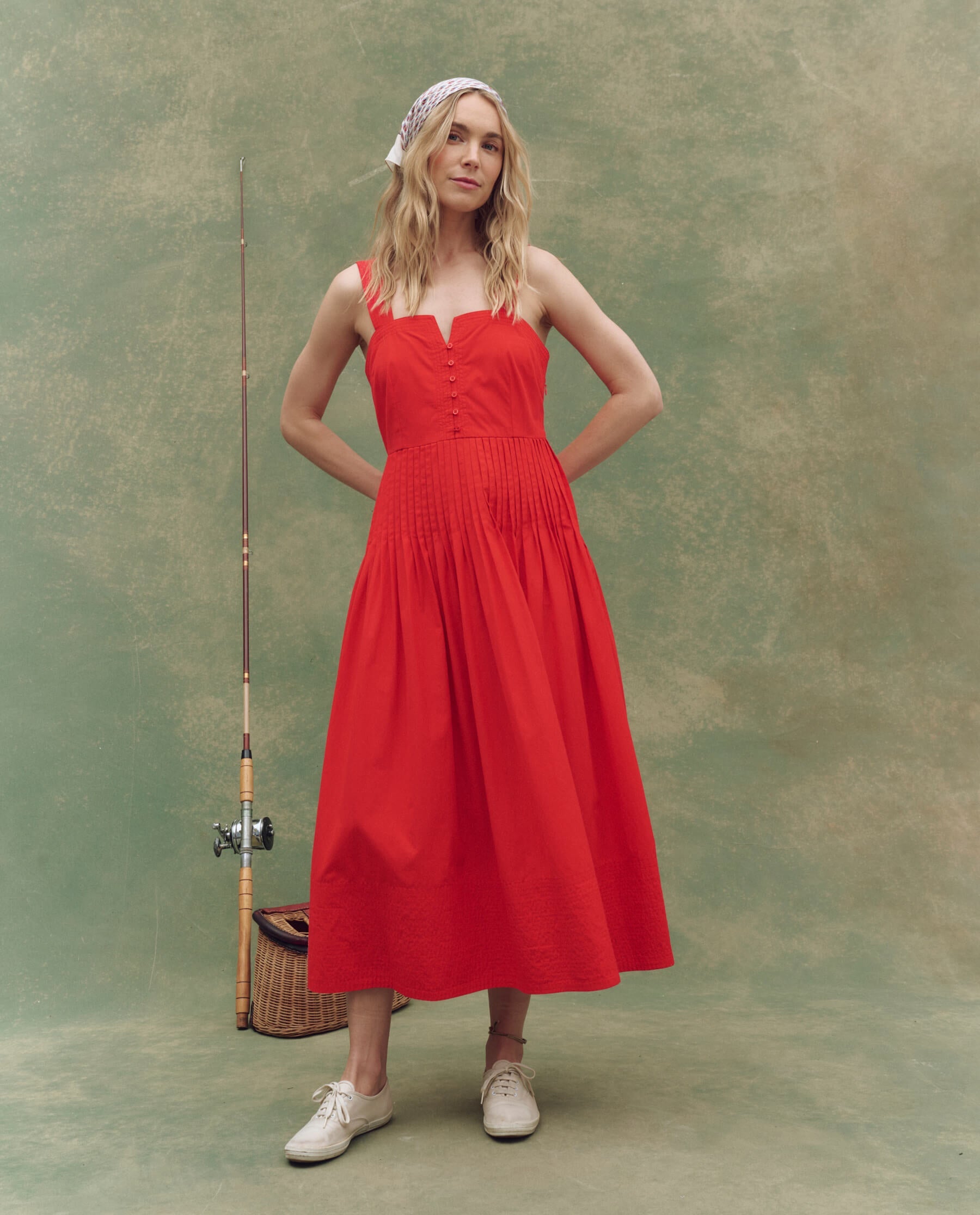 open lace back dress Falling for You Midi Dress main image 1