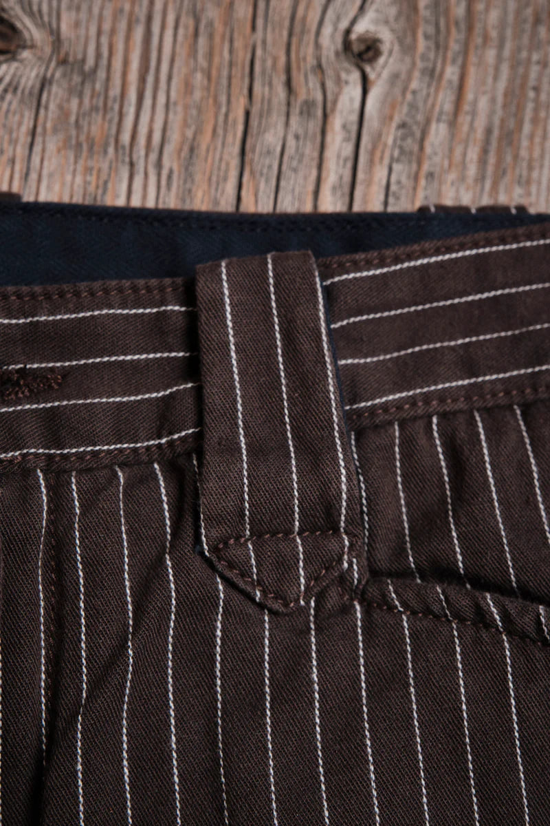 DUSTER PANT BROWN STRIPE